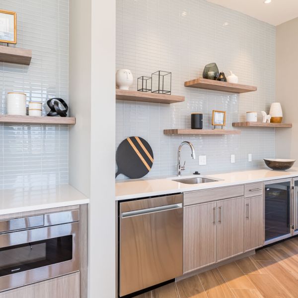 Community lounge kitchen